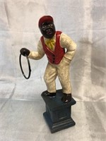 Cast Iron Lawn Jockey Figurine