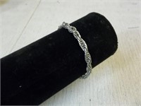 .925 Silver Rope Bracelet