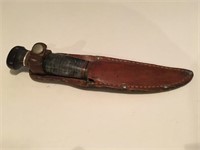 Vintage Marbles Gladstone Skinning Knife W/Sheath