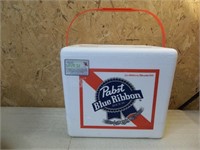 New Pabst Blue Ribbon Styrofoam Cooler