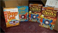 4 Collector cereal boxes