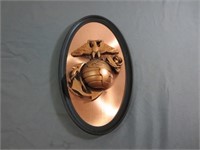 Copper Toned 3D Semper Fidelis Military Plaque