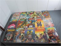 (16) Mixed Marvel & DC Super Hero Comic Books