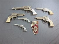 (7) Various Vintage Cap Guns for Parts