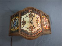 *Vintage Old Style Lighted Clock - Works