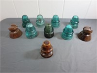 *Vintage Glass Insulators - One Patented in 1871