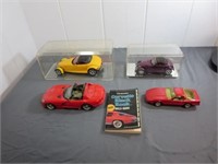 Die Cast Cars, Cases and a Corvette Book