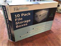 8 File Storage Boxes