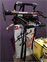 Double Bike Rack and air pump