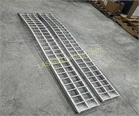 Arched aluminum loading ramps