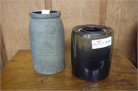 2 Regional Pottery Canning Jar