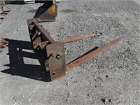 Pallet Fork Attachment off John Deere 4240