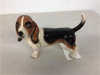 ceramic dog- bassett hound