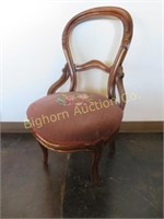 Vintage Chair with Needle Point Seat
