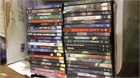 Box lot of 42 DVD movies, (736)