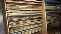 Two boxes of record albums (1076)