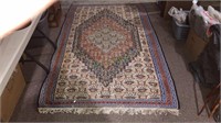 Handmade oriental style rug, 92 x 54, (516)