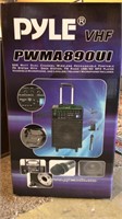 Pyle VHF wireless portable PA system, 500 W dual