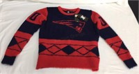 New England Patriots sweater size medium