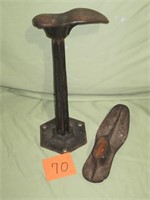 Antique Cast Iron Shoe Lathe (15" tall)