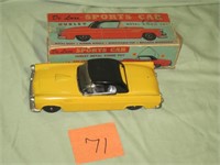 Hubley Deluxe Sports Car in Orginal Box