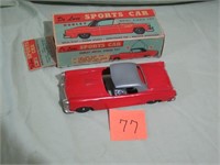 Antique Hubley Deluxe Sports Car (Orginal Box)