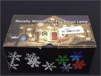 Waterproof holiday projection lamp