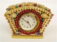 Folk Art Shell Clock