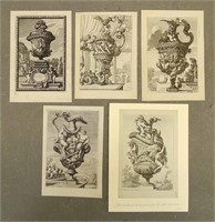 Baroque Vase Engravings By Le Pautre (5)