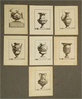 Neoclassical Vase Engravings By Percenet