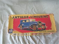 Tin Litho Friction Antique Limousine