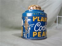 Vintage Planters Cocktail Peanuts Tin