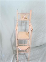 Vintage Doll Highchair (24.5" tall overall)