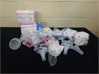 Lot of breast pump accessories all for one bid