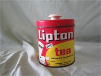 Vintage Lipton Tea Tin (5" tall)