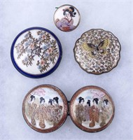 Satsume Buckles & Buttons c. 1880-1900