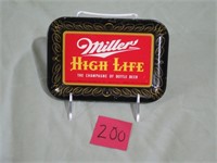 1952 Miller High Life Tin Tip Tray