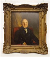 19th c. Portrait Of A Gentleman