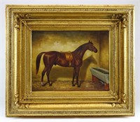 Nadler, 19th c. Painting of a Horse