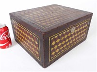 19th c. Paint Decorated Document Box
