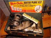 Vintage Black & Decker Router planer kit w/