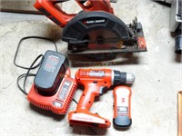 Black & decker battery operated tools - skill