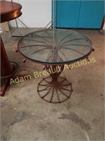 30 in wrought iron dinette table