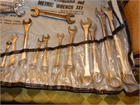 Wrench holder w/ misc. wrenches - mostly standard