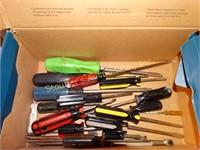 Screwdriver assortment - some marked Stanley &