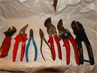Wire cutters, snips, adjustable wrench, Erdi