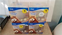 4 GLADE WISP FLAMELESS CANDLES, NEW