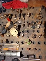 Assorted router bits w/ holder