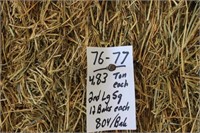 Hay-Lg. Squares-2nd-12 Bales