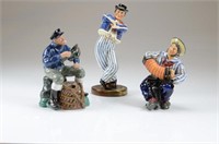 Three nautical Royal Doulton porcelain figures
